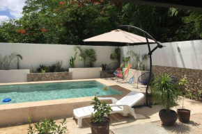 Estudio en “casa Livia” con piscina y jardín.